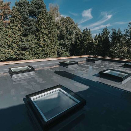 High-performance flat roof waterproofing system installed on a residential Fulham home by our local team.