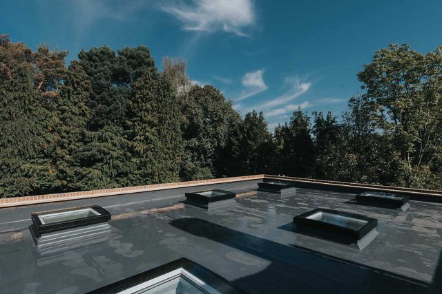 IKO Polymeric Roofer London Flat Roof System supplied and installed by London roofing company specialist flat roofers.