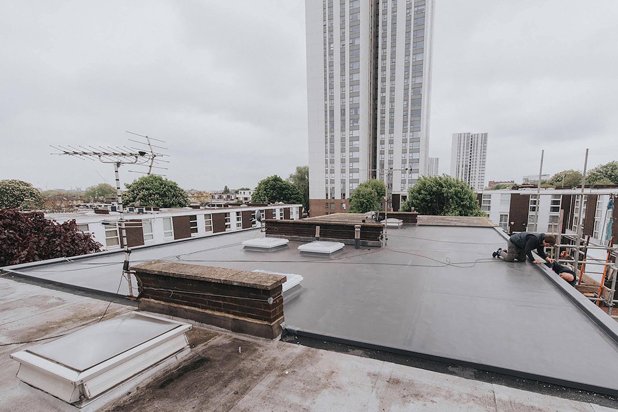 Flat roofing company St John wood London conversions repairs refurbishments roof insulation services new roof installers specialist builders.