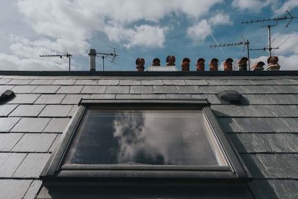 Custom lead box gutters and dormers installed during a Marylebone roof renovation.