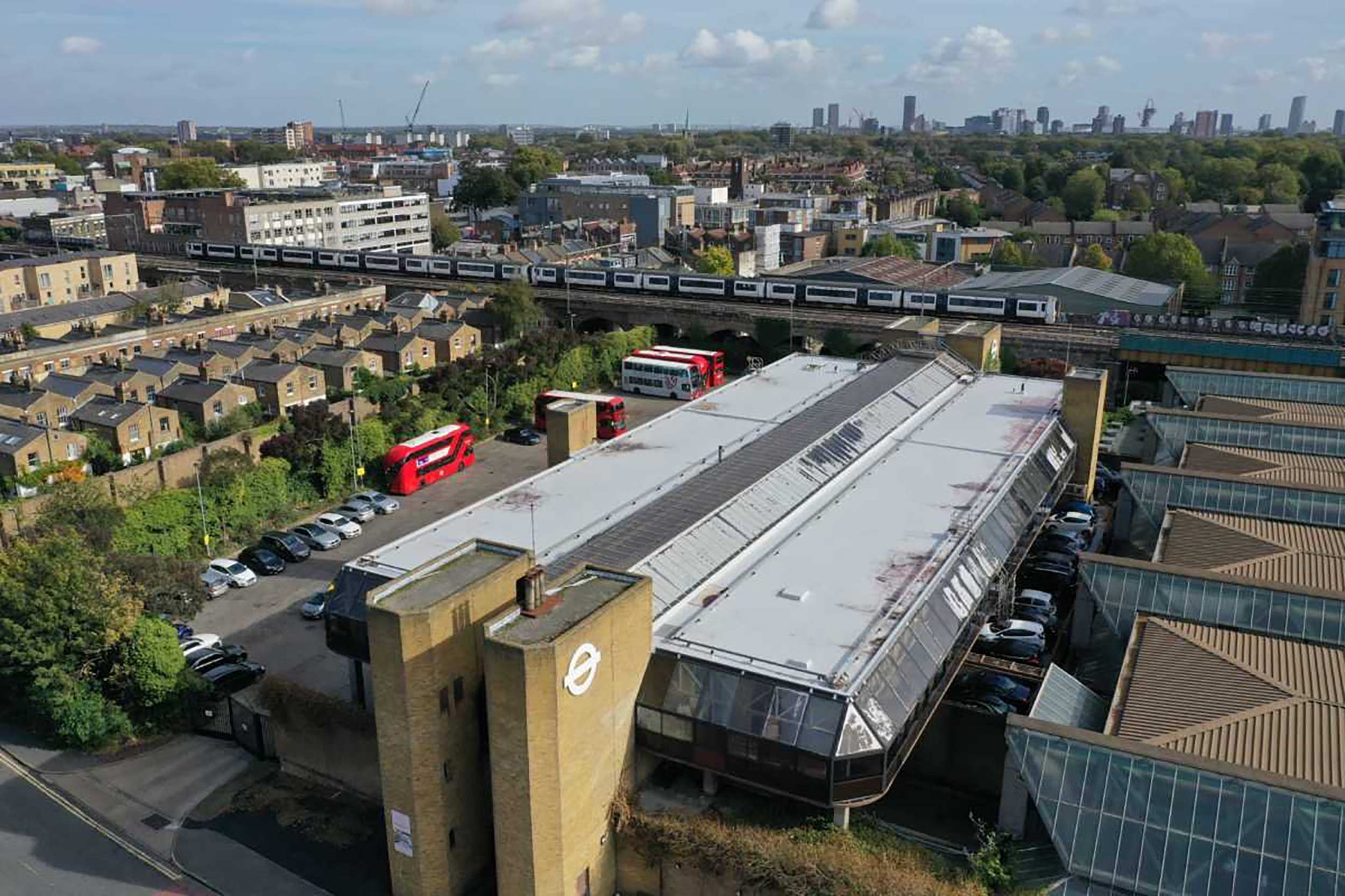 Flat Roofing Contractors Hackney Bus Depot Sika Sarnafil System Building Regulation Warm Roof