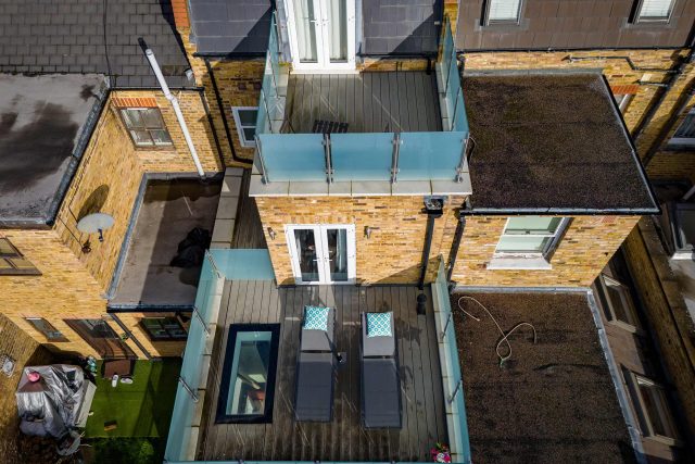 Balcony Conversions by flat roofer a London company specialising in roof repairs, balcony conversions and refurbishments.