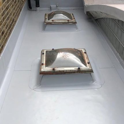 Marine plywood flat roof conversion in progress on an Ealing property
