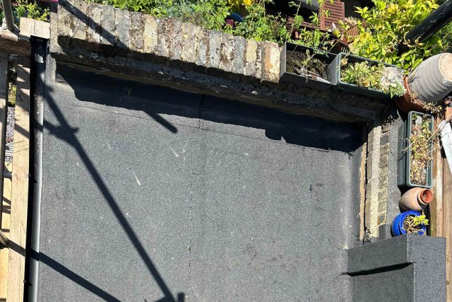 Garland Felt Roof System Oxshott Surrey South London Contractors Refurbishment Terrace Building Regulation Roofers