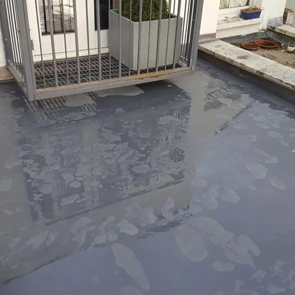 Completed IKO Armourplan flat roof on a building in Highgate
