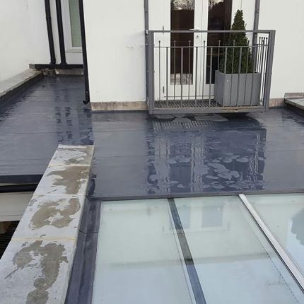 Flat Roof System Installation Iko Armourplan Conversion North London High Gate Single Ply Flat Roof Building