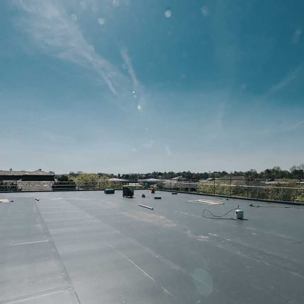 Seamless flat roof repair and refurbishment completed for a commercial client in Windsor.