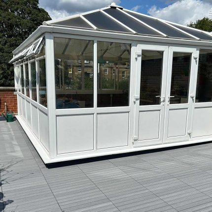 Premium composite decking and flat roof reinforcement installed by our highly rated london roofing contractor team to extend property lifespan.