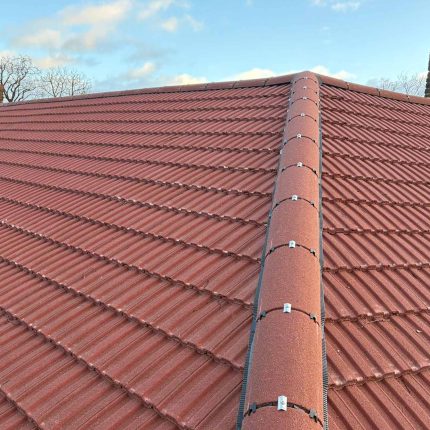 Roofer Chelsea London replacement Interlocking pitched roof tiles, roofing services roof company this upgrade not only improved the building.