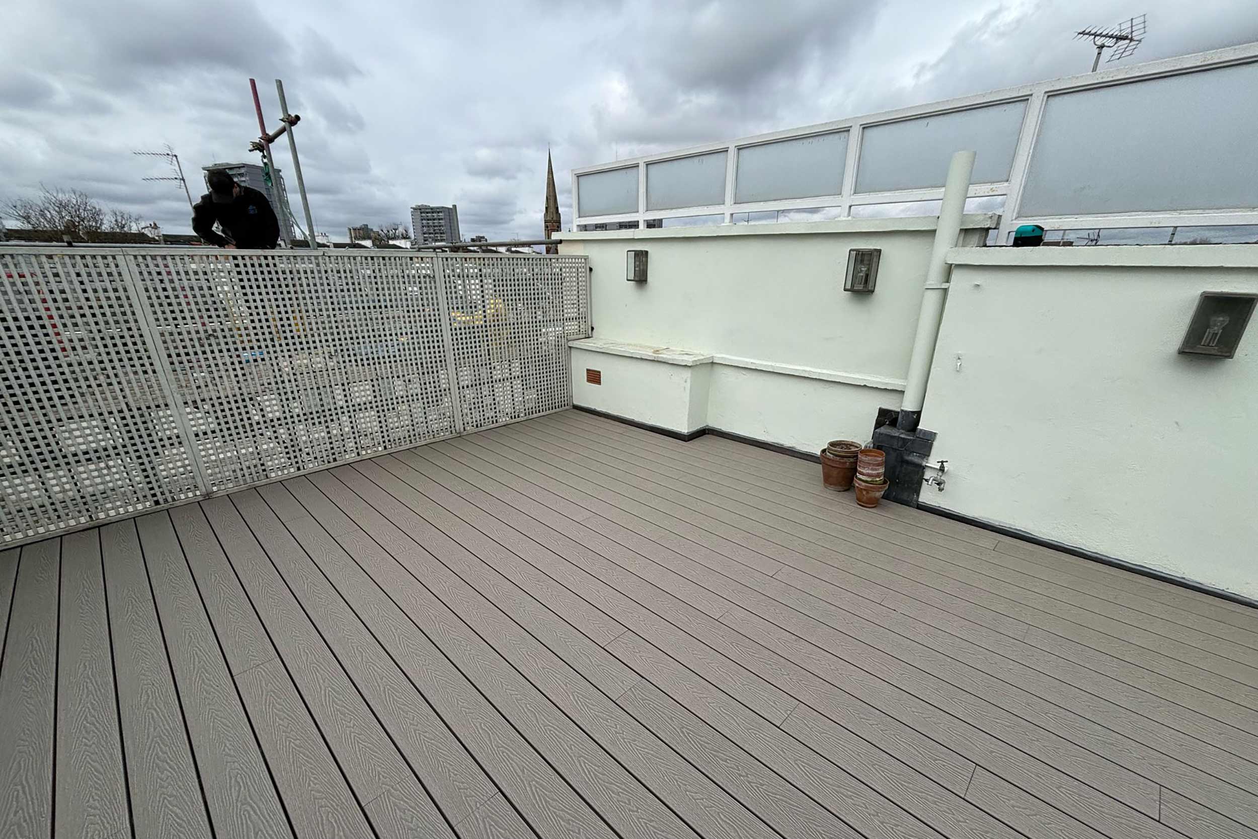 Roof Garden Company Flat Roof Conversion Marylebone, A flat roof has been successfully installed in Marylebone, London.