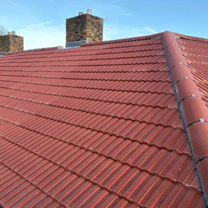 Roofer Chelsea London replacement Interlocking pitched roof tiles, roofing services roof company this upgrade not only improved the building.