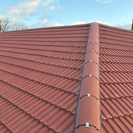 Roofer Chelsea London replacement Interlocking pitched roof tiles, roofing services roof company this upgrade not only improved the building.